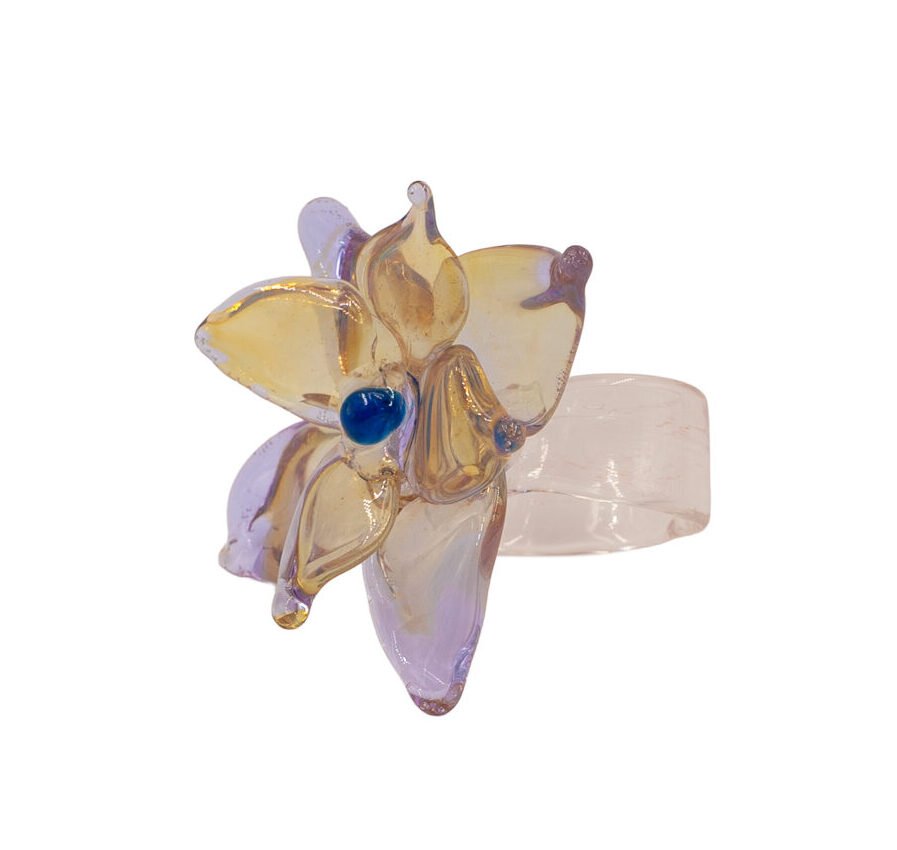 anillo midi flor (morado fumming) anillo midi flor (morado fumming)
