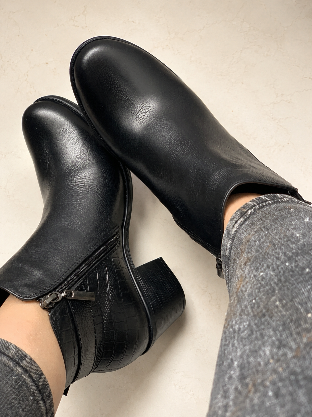 botin ref 556 cuero negro botin ref 556 cuero negro