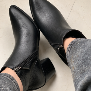 botin ref 563 1 cuero negro x croco