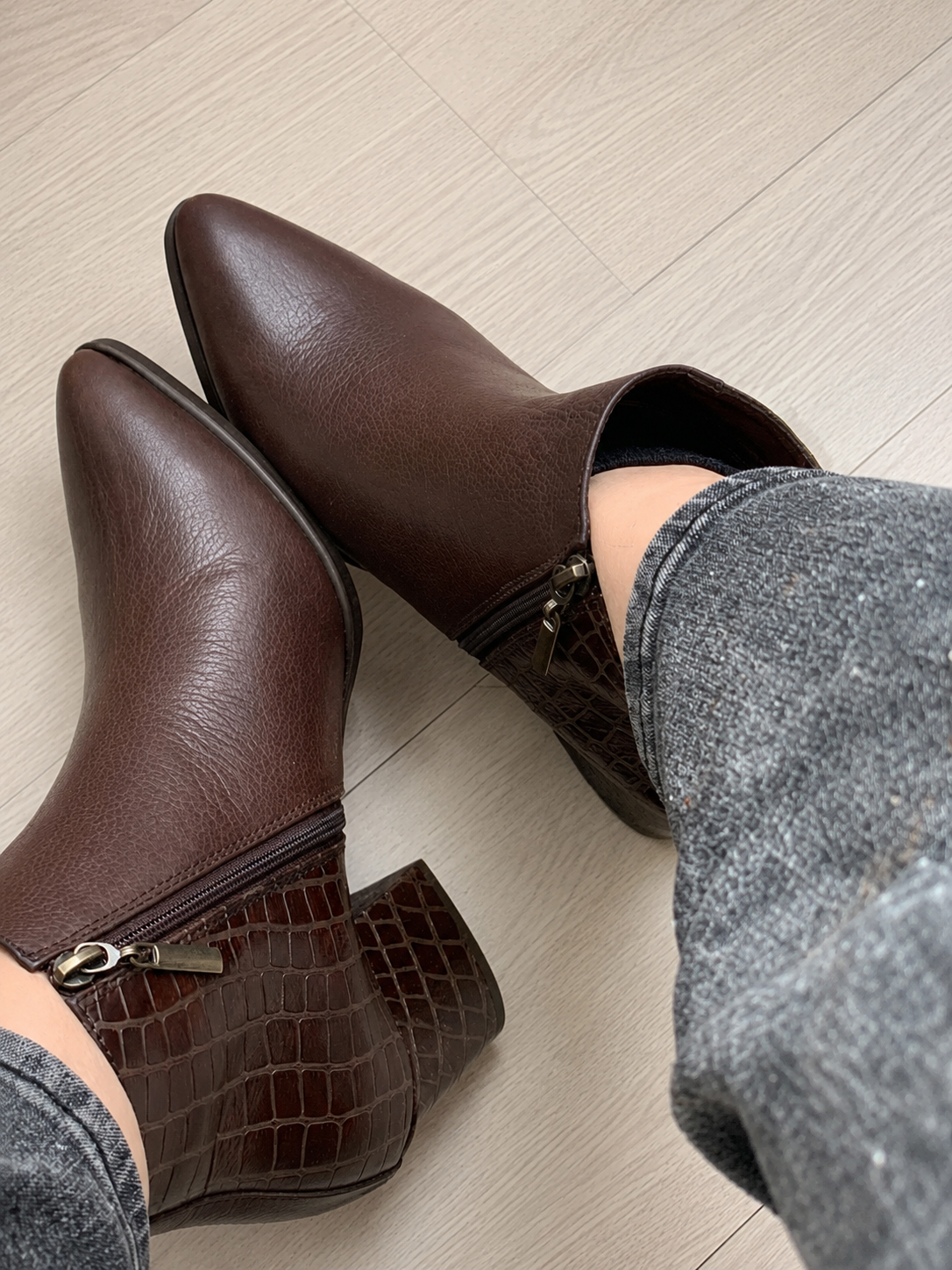 botin ref 563 cuero cafÉ x croco botin ref 563 cuero cafÉ x croco