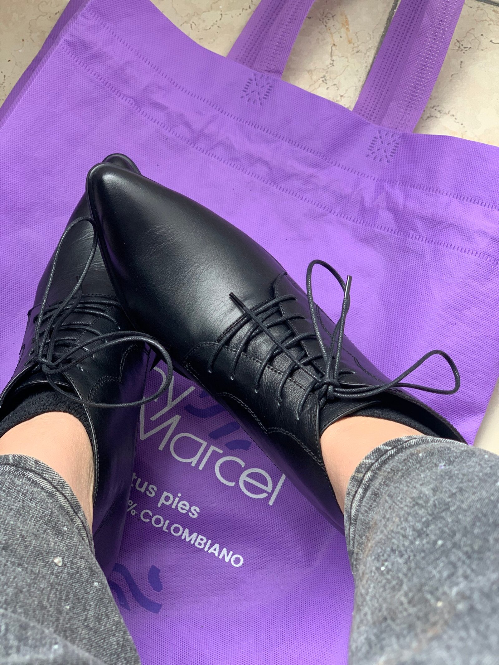 botin dama cuero negro botin dama cuero negro