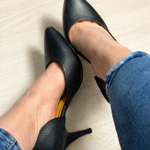 ref 7009 cuero negro alt 7.5cm