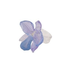 anillo orquídea morada
